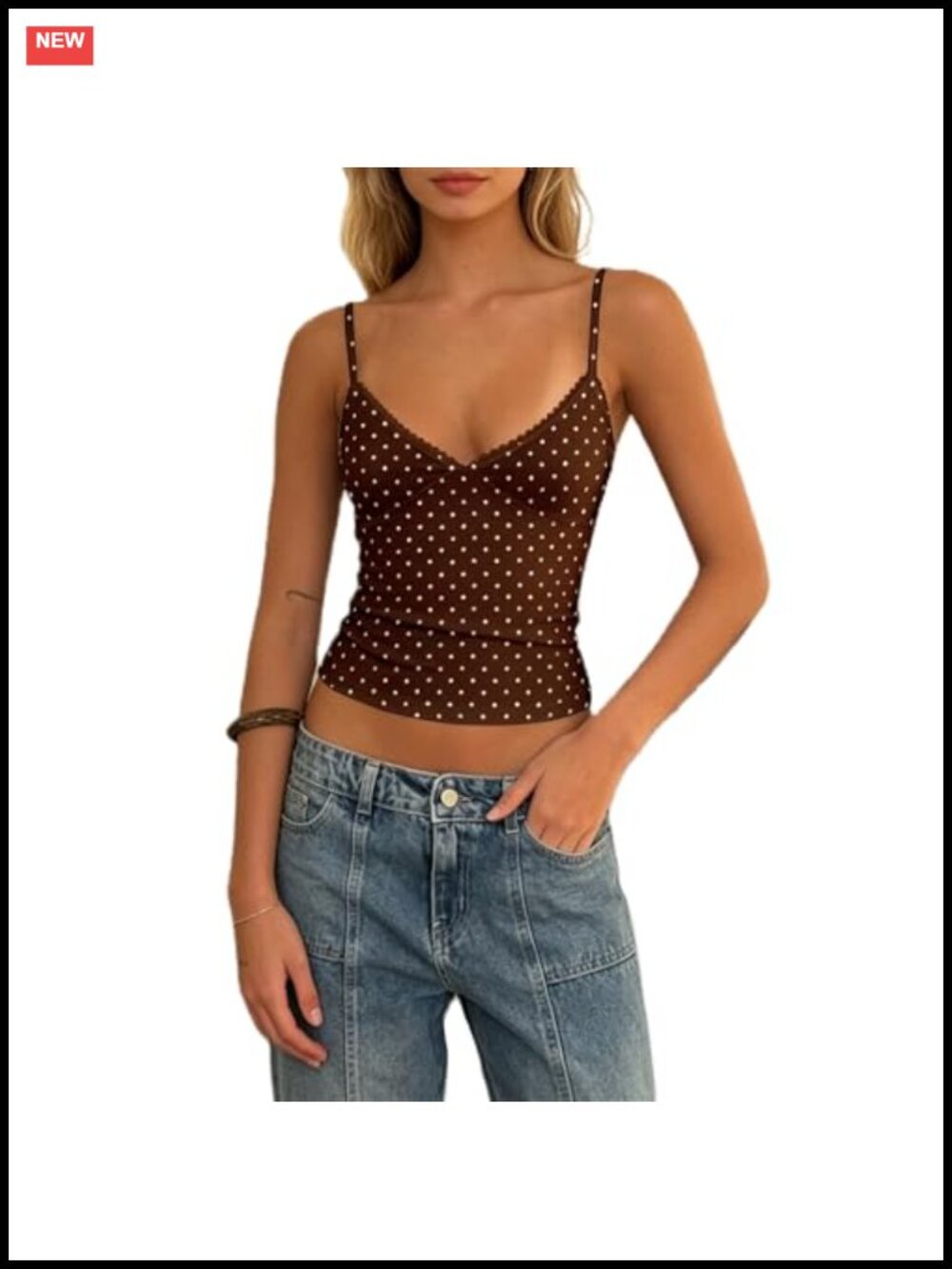 Lace Trim Backless V Neck Cropped Camisole Tank Top Y2K Sleeveless